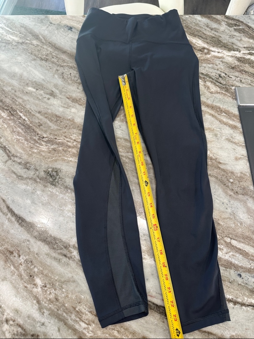 lululemon athletica train time 7/8 dark grey